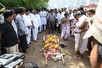 Dasari Narayana Rao Funeral at Moinabad Farm House